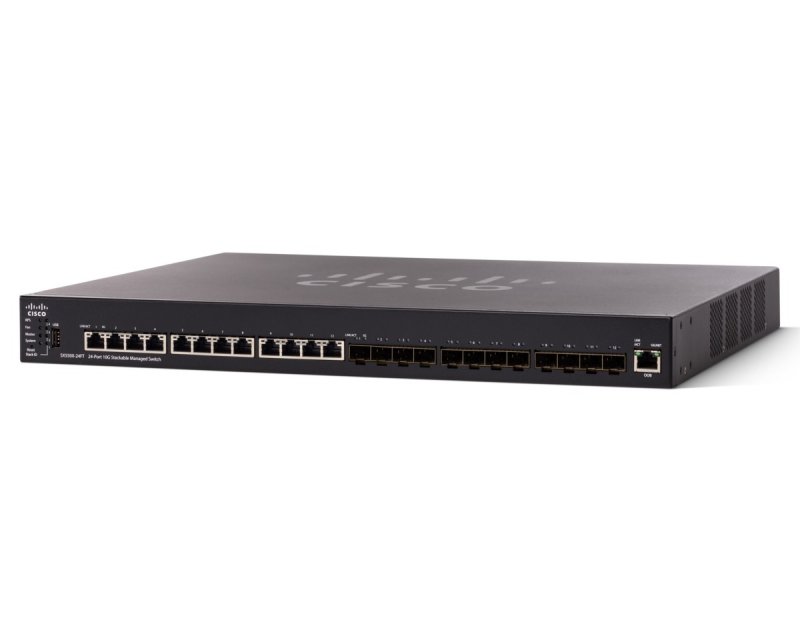 Cisco SX550X-24FT 12x 10 GE copper ports 12x 10 GE SFP+ - obrázek produktu