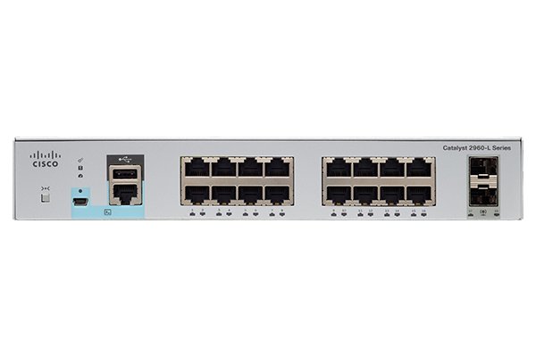 Cisco WS-C2960L-16PS-LL (16xGE, 2xSFP, LL, PoE) - obrázek produktu