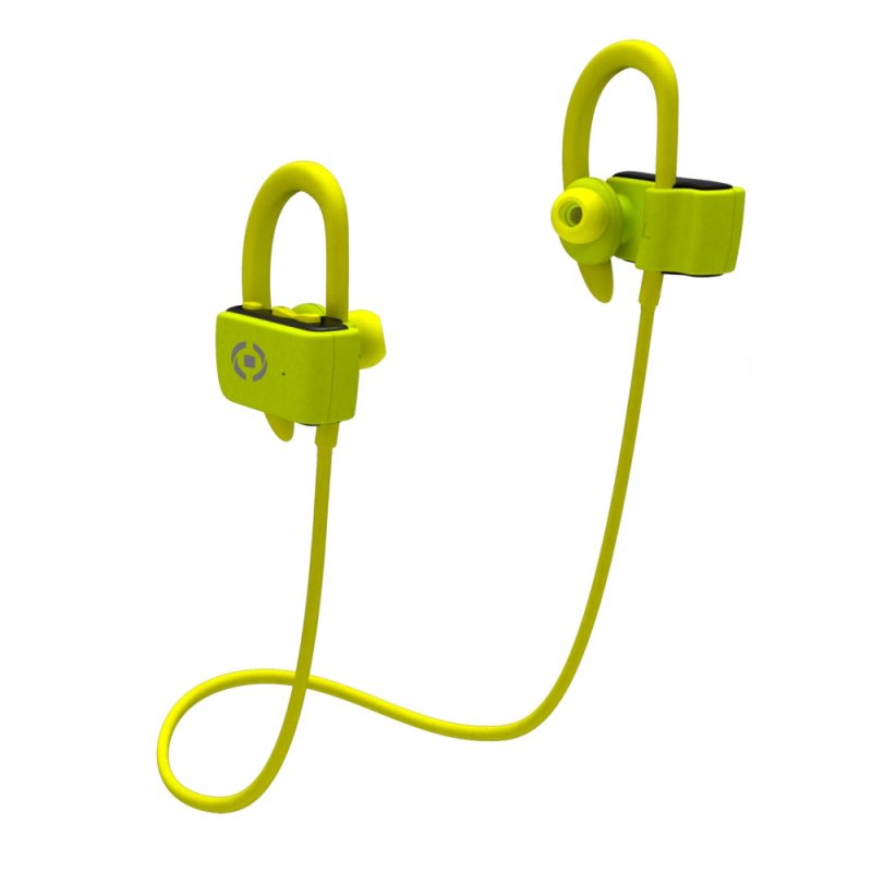 Sportovní BT sluchátka CELLY BHSPORTPRO, žlutá - obrázek produktu