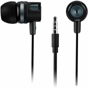 CANYON stereo sluchátka SEP-3, špunty do uší, černo - tmavě šedá - obrázek produktu