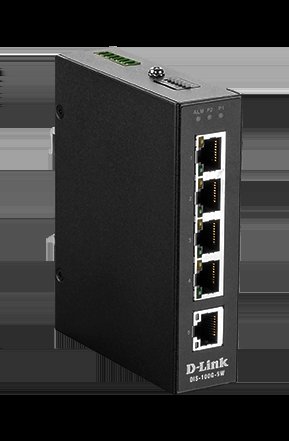 D-Link DIS-100G-5W Industrial Gigabit Unmanaged Switch - obrázek produktu