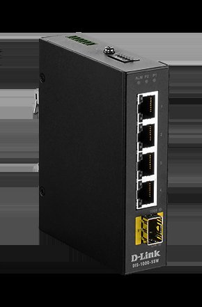 D-Link DIS-100G-5SW Industrial Gigabit Unmanaged Switch with SFP slot - obrázek produktu