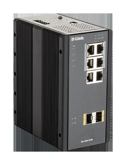 D-Link DIS-300G-8PSW Industrial Gigabit Managed PoE Switch with SFP slots - obrázek č. 5
