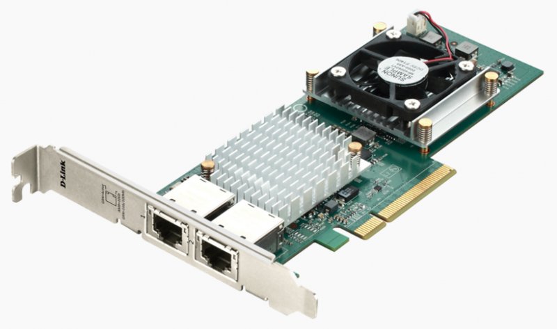 D-Link DXE-820T Dual Port 10GBASE-T RJ45 PCIe Adp. - obrázek produktu