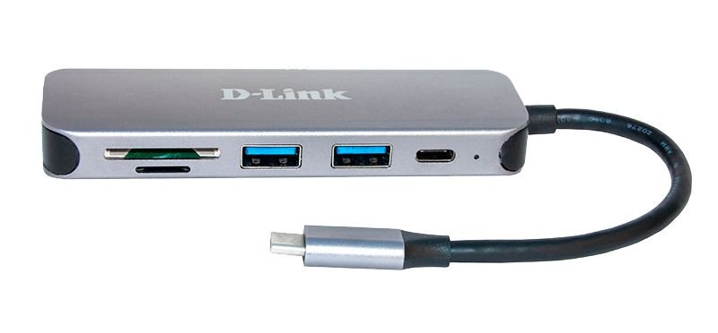 D-Link 5-in-1 USB-C Hub with Card Reader - obrázek produktu