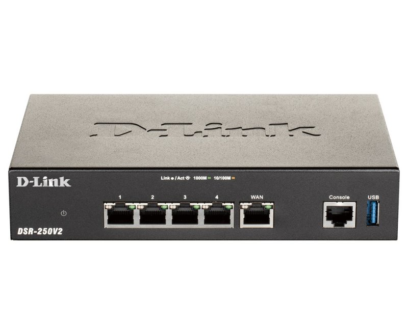 D-Link DSR-250V2/ E Unified Service Router - obrázek produktu