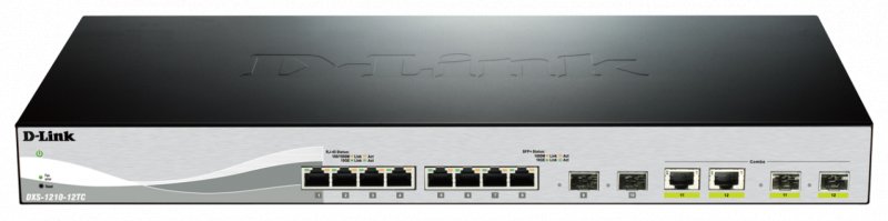 D-Link DXS-1210-12TC 8x10GbE 2xSFP+ 2 x SFP+ Combo Switch - obrázek produktu