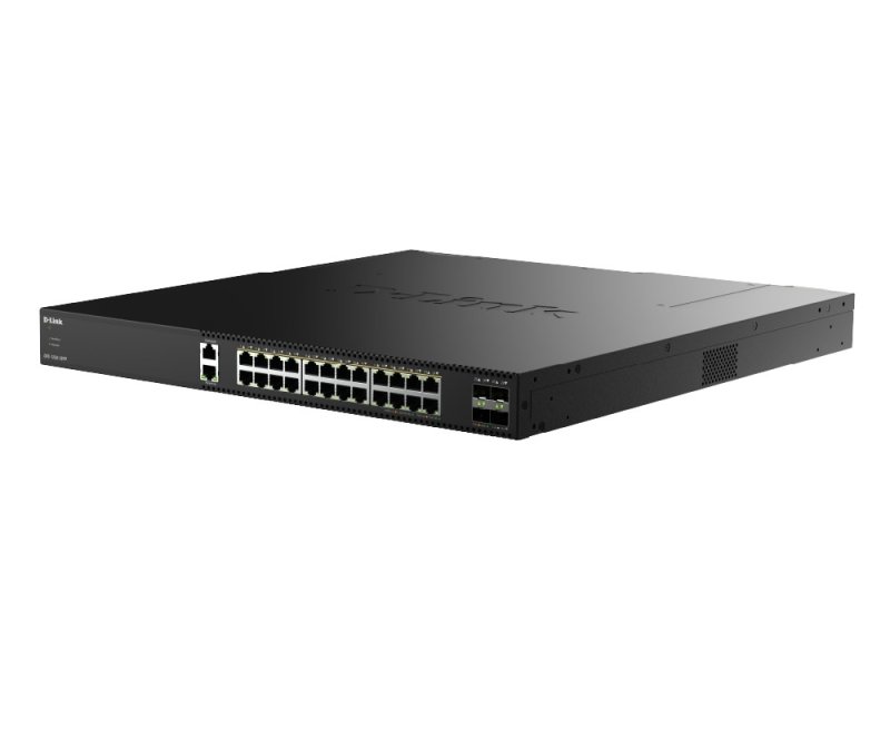 D-Link DXS-1250-28YP / E 28-Port 10G Multi-Gigabit PoE++ Smart Managed Switch with 4 x 25G SFP28 Ports - obrázek č. 1