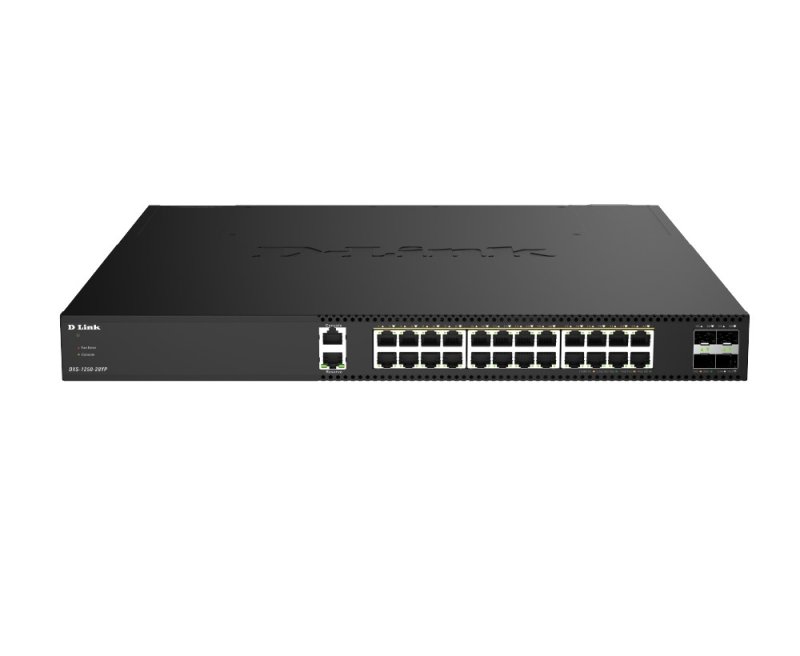 D-Link DXS-1250-28YP / E 28-Port 10G Multi-Gigabit PoE++ Smart Managed Switch with 4 x 25G SFP28 Ports - obrázek produktu