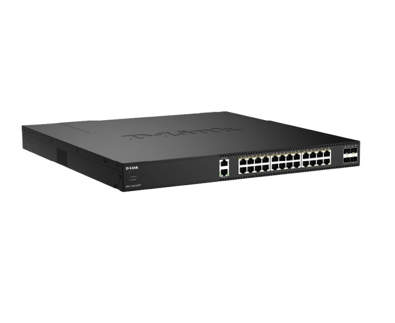 D-Link DXS-1250-28YP / E 28-Port 10G Multi-Gigabit PoE++ Smart Managed Switch with 4 x 25G SFP28 Ports - obrázek č. 2