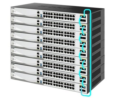 D-Link DXS-3130-28 / E 28-Port 10G Multi-Gigabit Layer 3 Stackable Managed Switch with 25G Uplinks - obrázek č. 4
