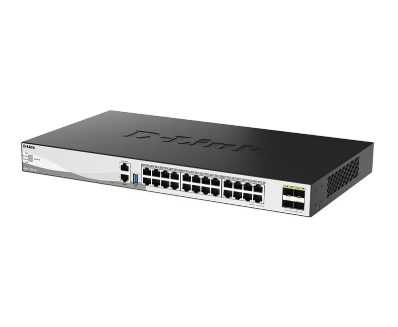 D-Link DXS-3130-28 / E 28-Port 10G Multi-Gigabit Layer 3 Stackable Managed Switch with 25G Uplinks - obrázek č. 1