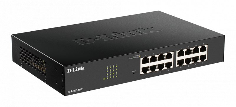 D-Link DGS-1100-16V2 16-port Gigabit Smart switch - obrázek produktu