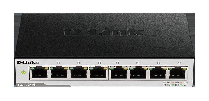 D-Link DGS-1100-08 Easy Smart Switch 10/ 100/ 1000 - obrázek č. 1