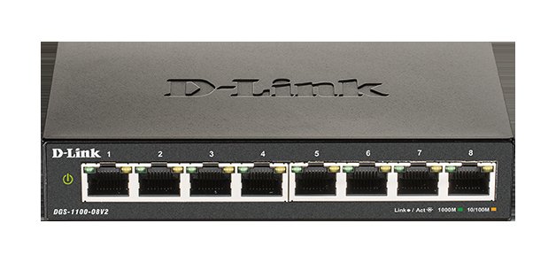 D-Link DGS-1100-08V2 Easy Smart Switch 10/ 100/ 1000 - obrázek produktu