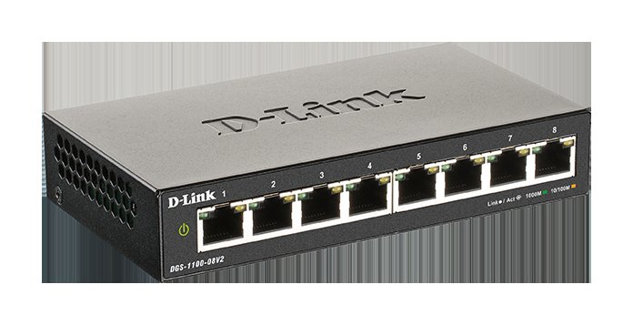 D-Link DGS-1100-08V2 Easy Smart Switch 10/ 100/ 1000 - obrázek č. 2