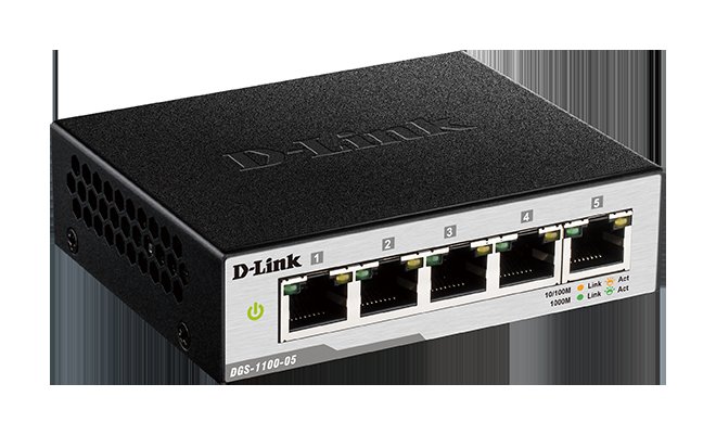 D-Link DGS-1100-05 Easy Smart Switch 10/ 100/ 1000 - obrázek produktu