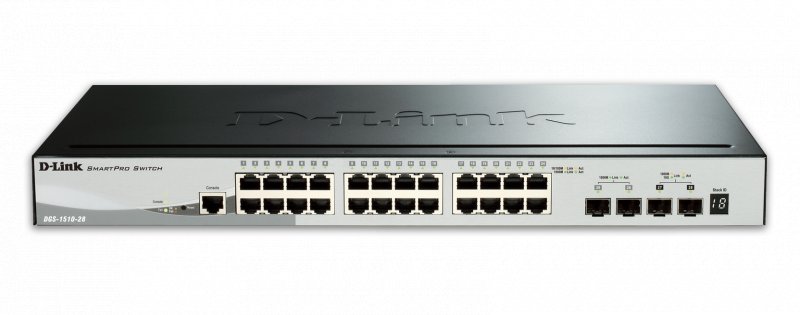 D-Link DGS-1510-28 Switch 24xGbit + 2xSFP + 2xSFP+ - obrázek č. 1