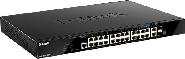 D-Link DGS-1520-28MP 20 ports GE PoE + 4 ports 2.5 GE PoE + 2 10GE ports + 2 SFP+ Smart Man. Switch - obrázek produktu