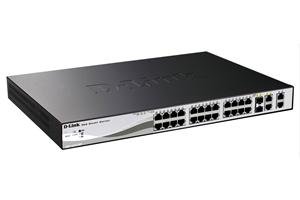 D-Link DES-1210-28P 24x100+2xGbit+2xSFP Smart/ PoE+ - obrázek produktu