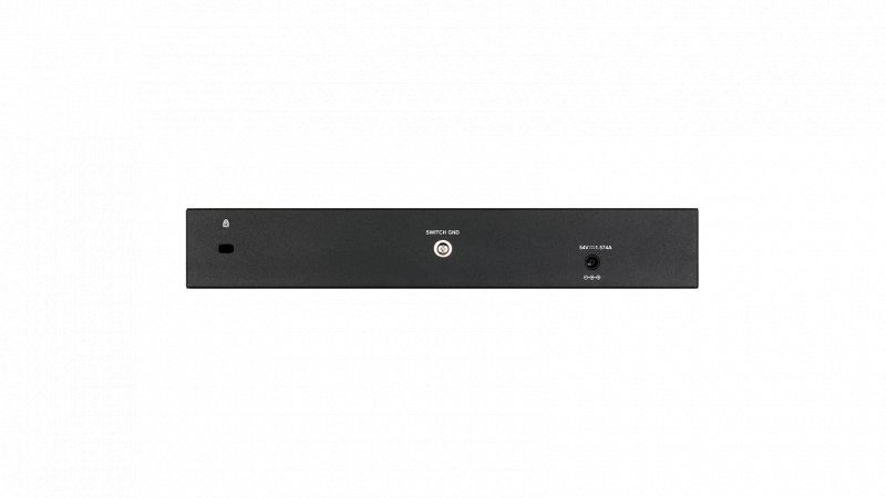 D-Link DGS-1210-08P Smart PoE switch, 8x GbE PoE+, 2x SFP, PoE 65W, fanless - obrázek č. 2
