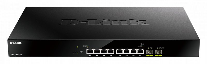 D-Link DMS-1100-10TP 10-Port Multi-Gigabit PoE Smart Managed Switch - obrázek produktu