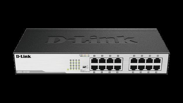 D-Link DGS-1016D 16x10/ 100/ 1000 Desktop Switch - obrázek produktu