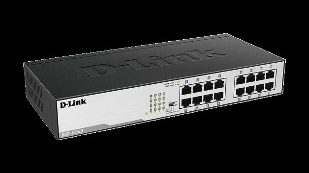 D-Link DGS-1016D 16x10/ 100/ 1000 Desktop Switch - obrázek č. 1