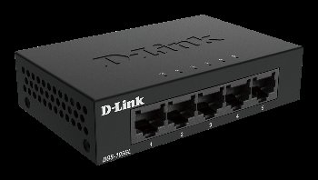 D-Link DGS-105GL Kovový 5-portový Gigabit stolní switch - obrázek č. 1