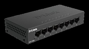 D-Link DGS-108GL Kovový 8-portový Gigabit stolní switch - obrázek č. 2