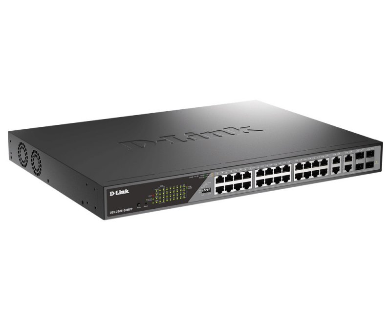 D-Link DSS-200G-28MPP/ E 28-Port Gigabit Ethernet PoE++ Surveillance Switches - obrázek č. 1