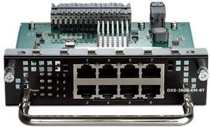 D-Link DXS-3600-EM-8T 8-port Gbit Ethernet module - obrázek produktu