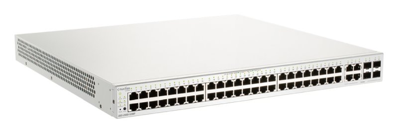 D-Link DBS-2000-52MP 52xGb PoE+ Nuclias Smart Managed Switch 4x1G Combo Ports,370W (With 1 Year Lic) - obrázek č. 1