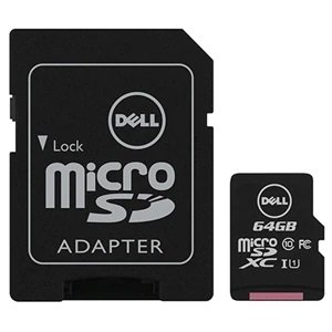 Dell 64GB Class 10 MicroSDXC karta s SD adaptér - obrázek č. 1