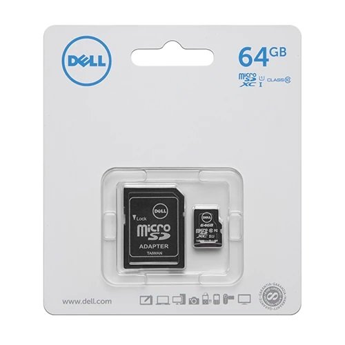 Dell 64GB Class 10 MicroSDXC karta s SD adaptér - obrázek produktu
