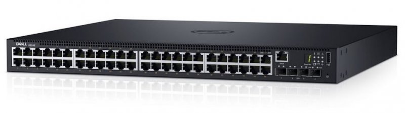 DELL Networking N1548 switch/  48 x RJ-45 10/ 100/ 1000BASE-T, 4 x SFP+ 10Gb, 1 x RJ-45 - obrázek produktu