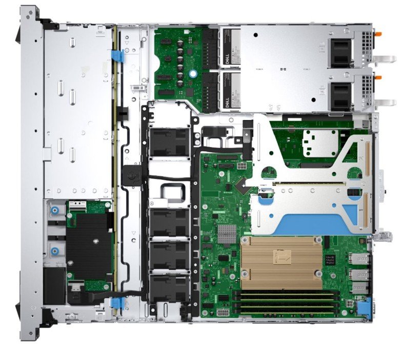 Dell server PowerEdge R360 6369P / 32GB / 2x480 SSD / 8x2,5" / H755 / 3NBD Basic / 2x 700W - obrázek č. 4