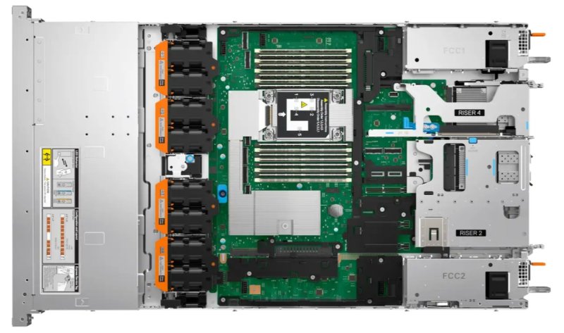 Dell server PowerEdge R470 6507P / 32GB / 1x480 SSD / 6x2,5" / H965i / 3NBD Basic / 2x 1100W - obrázek č. 3