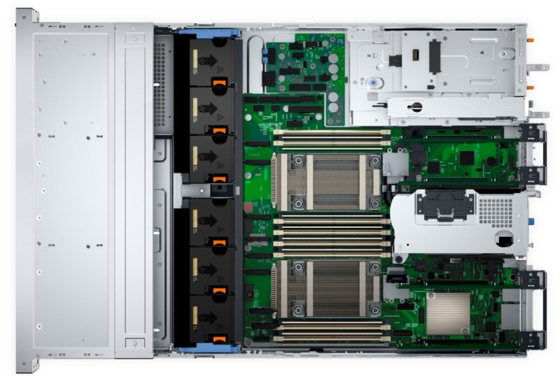 Dell Server PowerEdge R760 XS Xeon 4510 / 32GB / 1x480 SSD / 8x3,5" / H755 / 3NBD Basic - obrázek č. 3