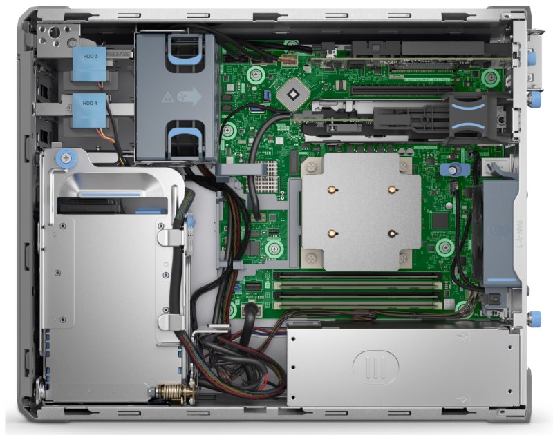 Dell Server PowerEdge T160 6315P / 16G / 1x2T SATA / 3x3.5"+ 2x2.5" / SWRAID / 2xGLAN / 300W / 3NBD - obrázek č. 4