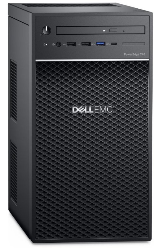 Dell Server PowerEdge T40 E-2224G/ 8G/ 2x1TB SATA/ DVDRW/ 1xGLAN/ 3RNBD - obrázek produktu