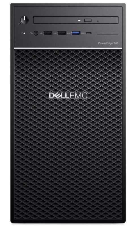 Dell Server PowerEdge T40 E-2224G/ 16G/ 2x2TB SATA/ DVDRW/ 1xGLAN/ 3RNBD - obrázek č. 1