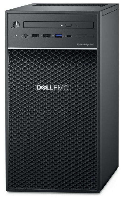 Dell Server PowerEdge T40 E-2224G/ 16G/ 2x2TB SATA/ DVDRW/ 1xGLAN/ 3RNBD - obrázek č. 2
