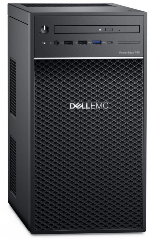 Dell Server PowerEdge T40 E-2224G/ 8G/ 2x480G/ 1x1TB/ DVDRW/ 1xGLAN/ 3RNBD - obrázek produktu