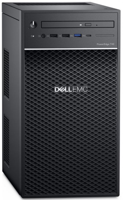 Dell Server PowerEdge T40 E-2224G/ 16G/ 2x480G/ 2x2TB/ DVDRW/ 1xGLAN/ 3RNBD - obrázek produktu