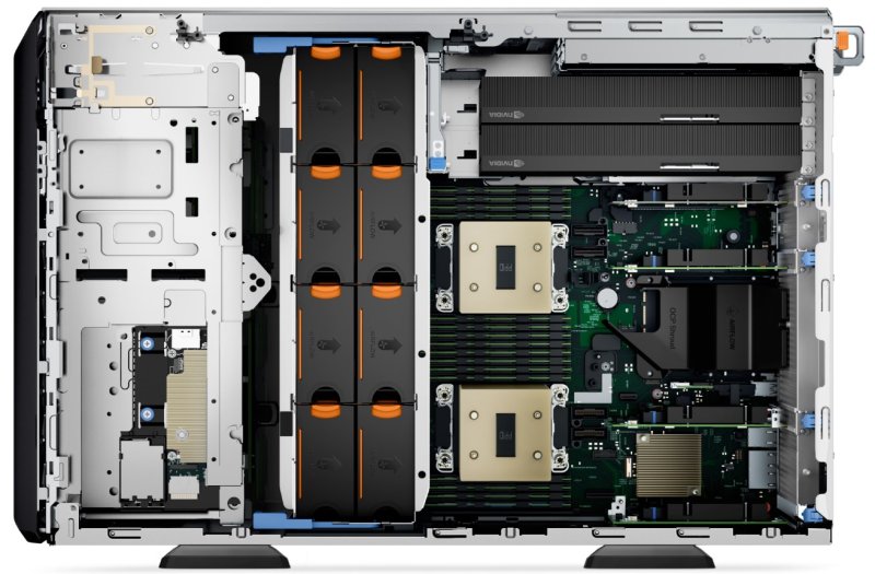 Dell server PowerEdge T560 4510 / 32G / 1x480 GB SSD / 8x3,5" / H755 / 2x1100W / 3Y NBD - obrázek č. 4