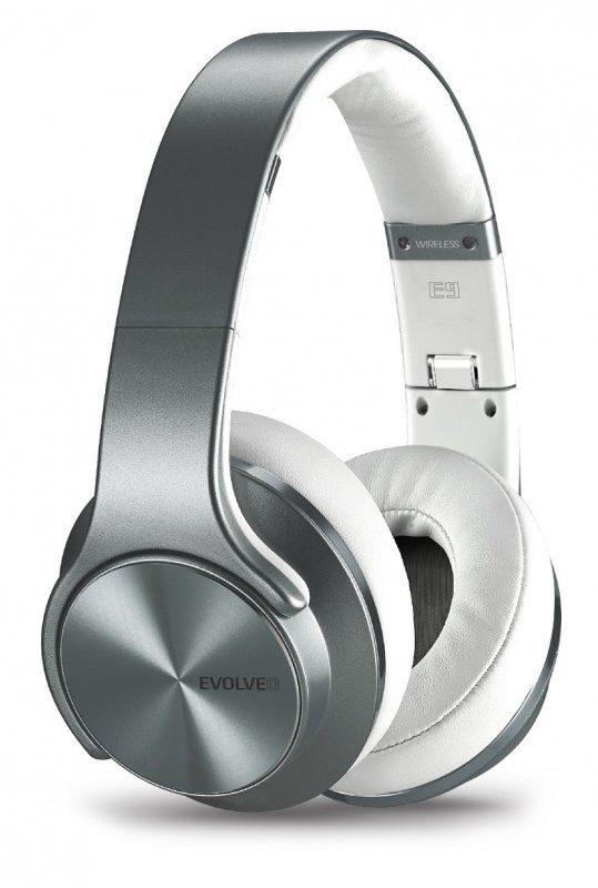 EVOLVEO SupremeSound E9, Bluetooth sluchátka a reproduktory 2v1, stříbrné - obrázek produktu