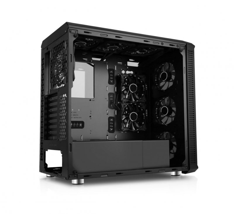 EVOLVEO RAY 5, case ATX, 3x LED modrý ventilátor - obrázek č. 1