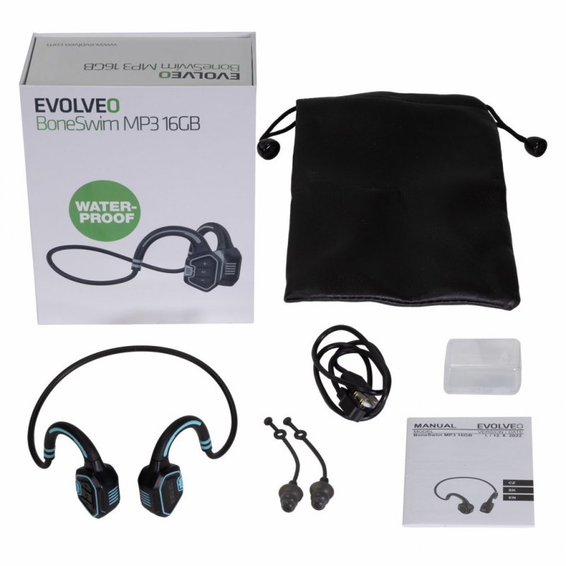 EVOLVEO BoneSwim MP3 16GB, bezdrátová sluchátka - obrázek č. 4