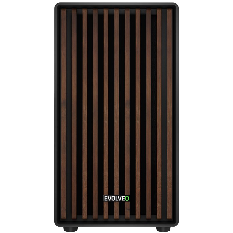 EVOLVEO Panthera, mATX / 3x ARGB 120 / dřevo+sklo - obrázek č. 2
